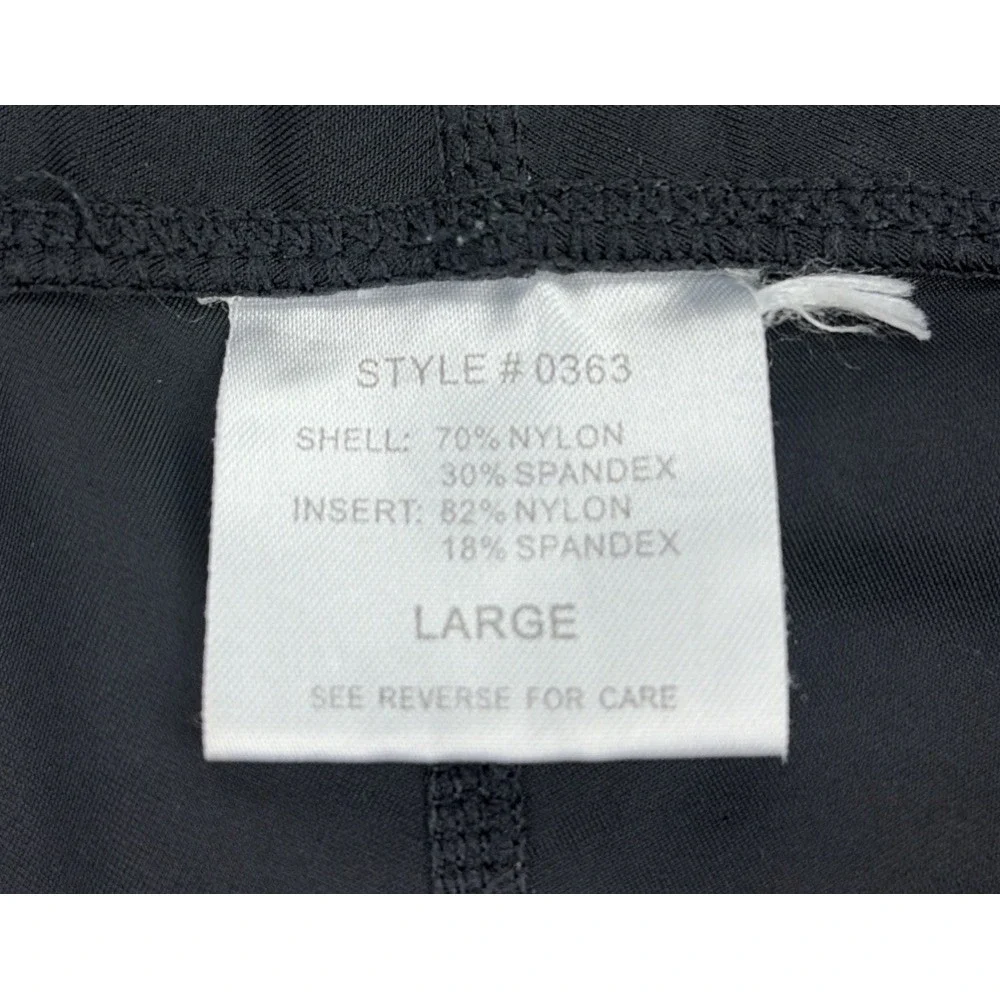 Bellwether Cycling Shorts Men's Large Black Nylon Spandex Blend Excellent